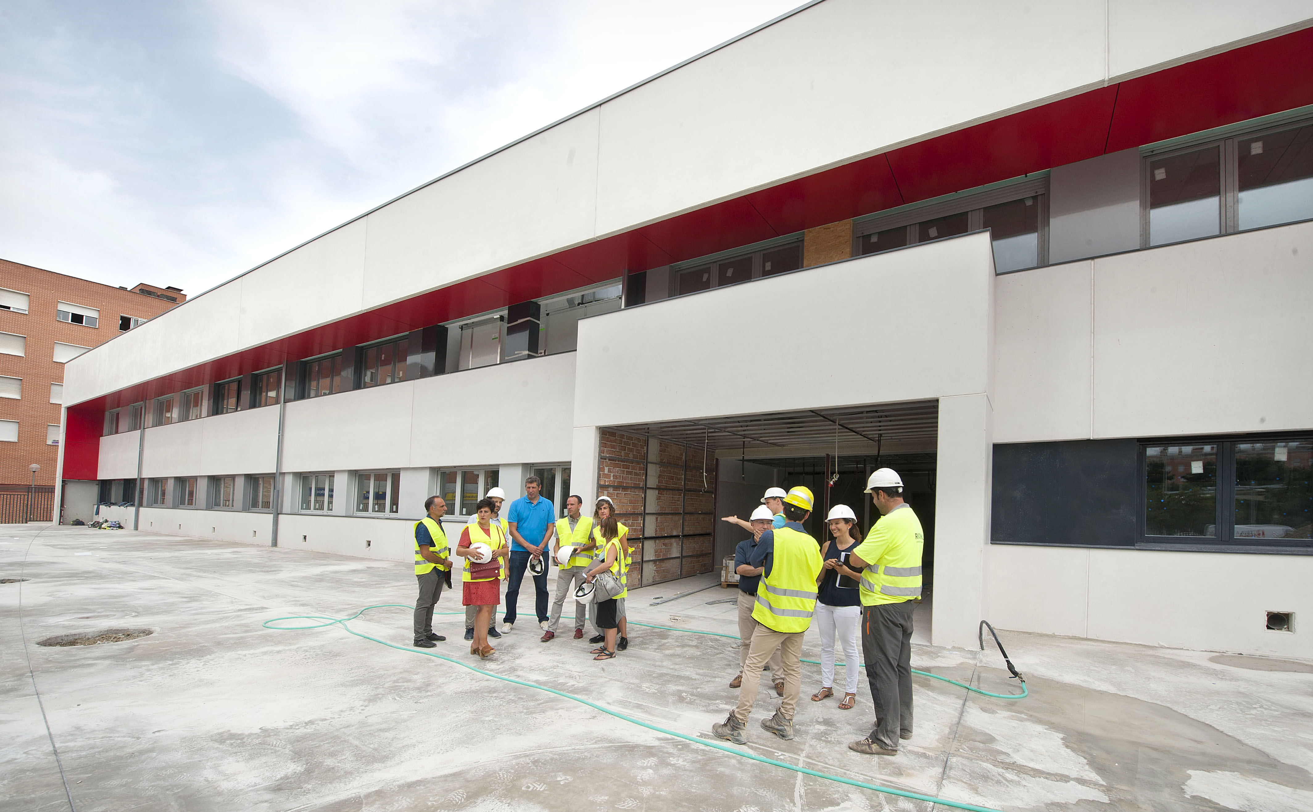 Iparralde: El nuevo instituto de San Jorge estará listo para empezar el curso.